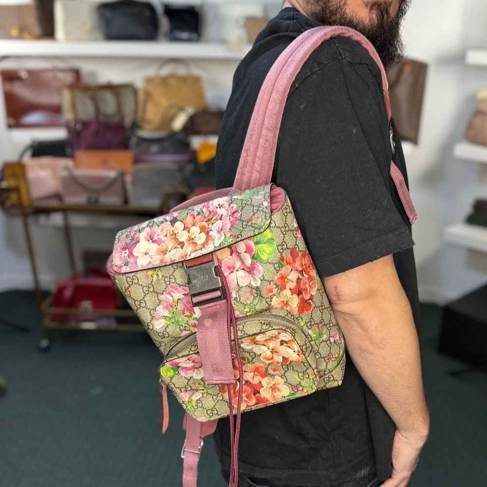 GUCCI FLORAL BACKPACK